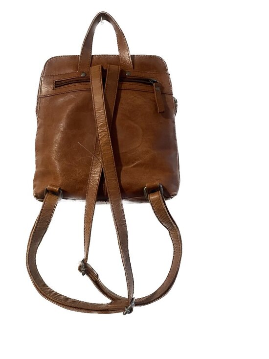 Authentic Spikes & Sparrow Distressed Leather Backpack - Dutch Design main image 4